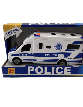 Veiculo fricção Policia com luz e som