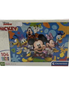 Puzzle Mickey 104 peças +6 anos