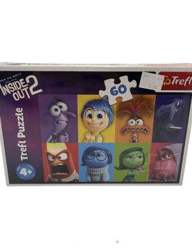 Puzzle inside out 60 peças + 4 anos