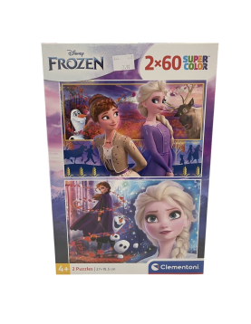 Puzzle Frozen 2x60 +4 anos