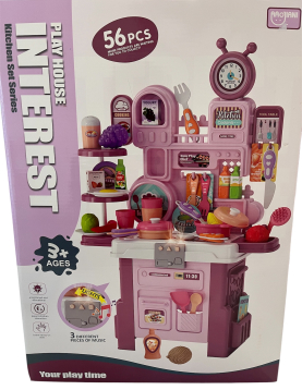 Mini cozinha com 56 peças