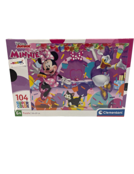 Puzzle Minnie 104 peças +6 anos