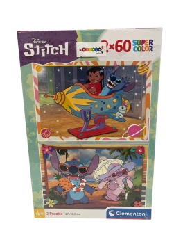 Puzzle Stitch 2x60 peças  + 4 anos