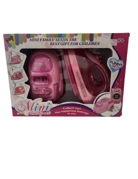 Conjunto aspirador e ferro engomar com luz e som