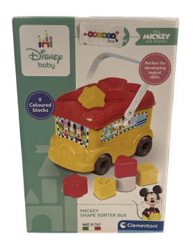 Autocarro com blocos construção Mickey + 10 meses