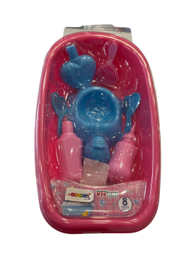 Banheira de bonecas com acessórios