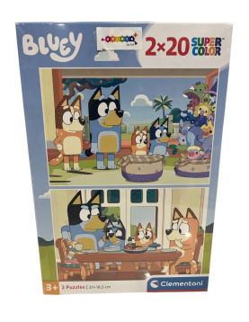 Puzzle Bluey 2x20 peças + 3 anos