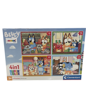 Puzzle Bluey 4 em 1 + 3 anos