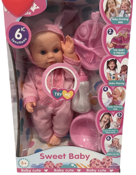 Boneca com acessórios