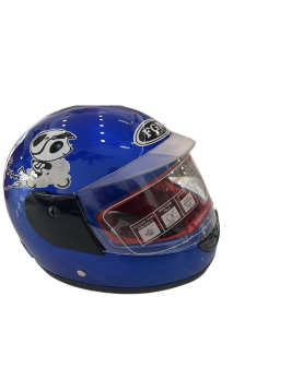 Capacete mota criança