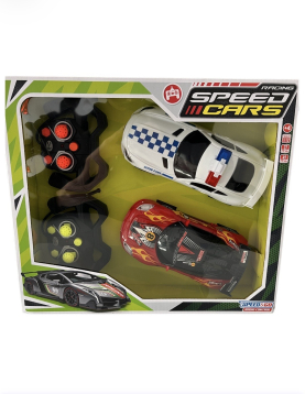 Conjunto 2 carros r/c speed cars escala 1:12