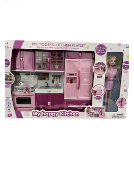 Mini cozinha com Boneca