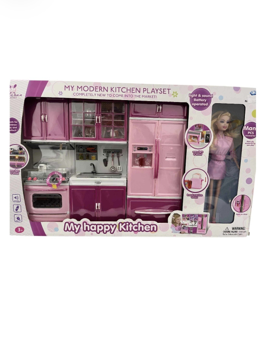 Mini cozinha com Boneca