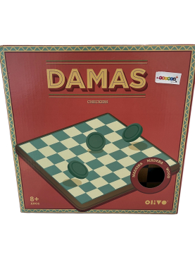 Damas em madeira + 8 anos