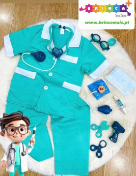 Disfarce Enfermeiro 7-10 Anos
