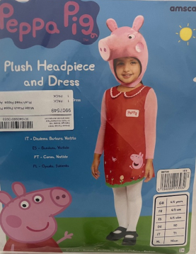 Disfarce Peppa pig 4-6Anos