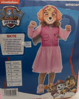 Disfarce Paw Patrol 3-4 Anos