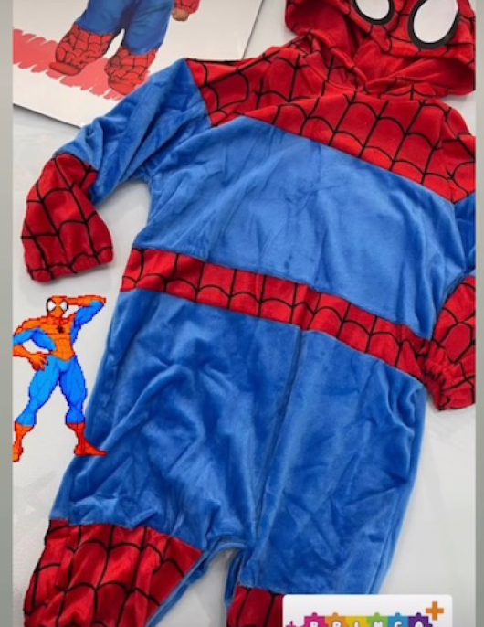 Disfarce Spiderman 12-18Meses