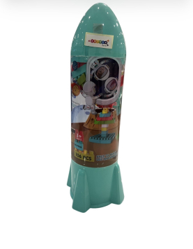 Bloco construção Foguetão 106 peças