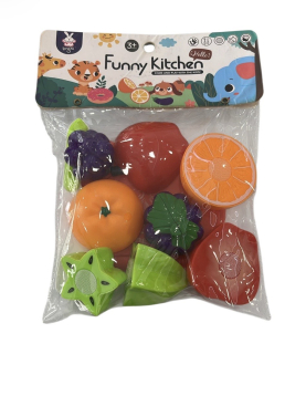 Frutas com tábua e faca