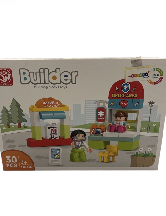 Blocos construção Hospital 30 peças