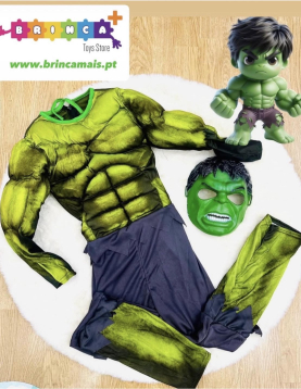 Disfarce Hulk 7-10 Anos