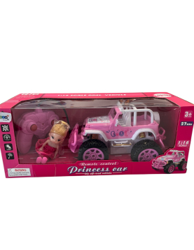 Carro R/c Jipe da princesa escala 1:16
