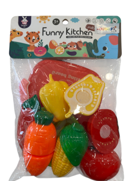 Legumes com tábua e faca