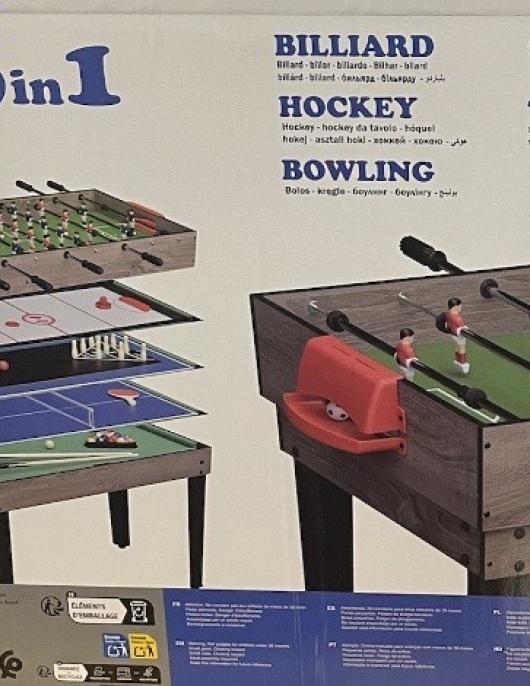 Mesa Multijogos ( Matraquilhos / Bilhar /bowling / ping-pong / Hockey )