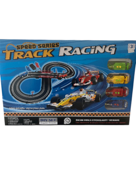 Pista de carros com comandos