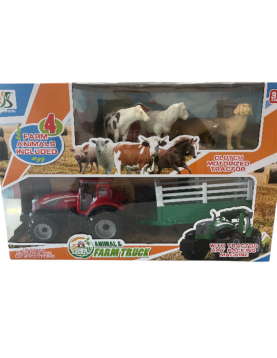 Trator com animais